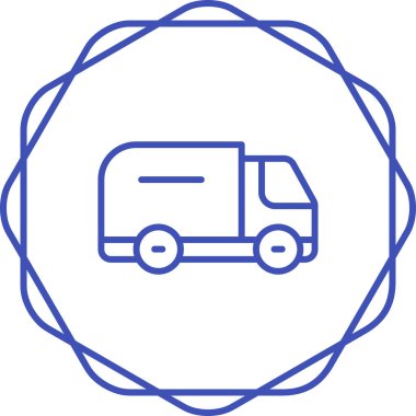 karavan simgesini ince çizgi biçiminde teslim et