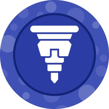 Şemsiye. Web simgesi basit illüstrasyon