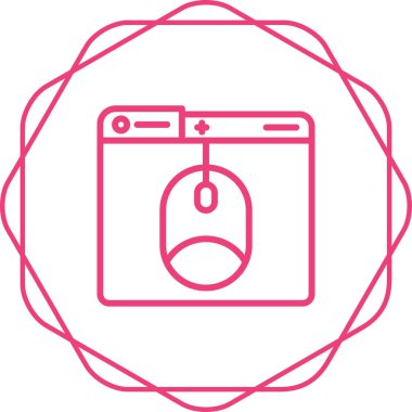 seo modern simgesinin vektör illüstrasyonu