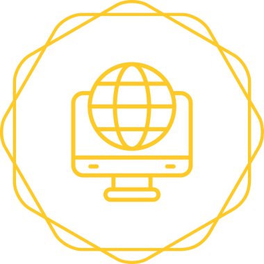 seo modern simgesinin vektör illüstrasyonu