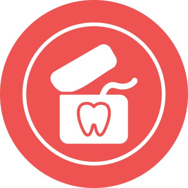 diş hekimi simge vektör çizim