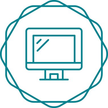  Bilgisayar web simge vektör çizim