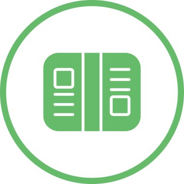 kitap simgesi, vektör illüstrasyonu