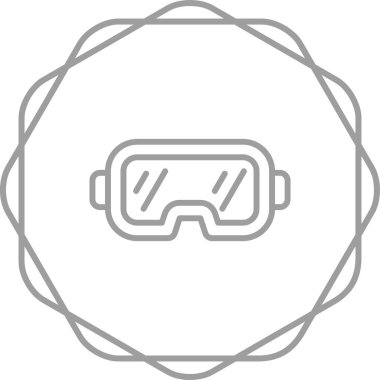 Oyun Kulaklığı web simgesi, vektör illüstrasyonu 