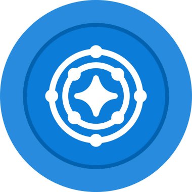 Bir yıldız simgesinin vektör illüstrasyonu