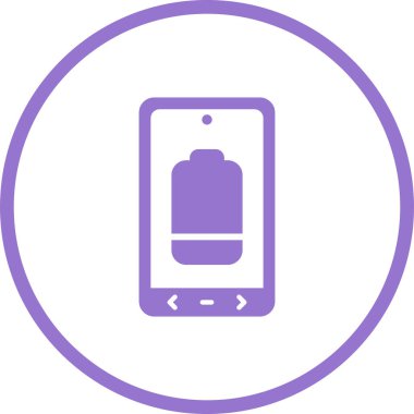 Modern telefonun vektör illüstrasyonu