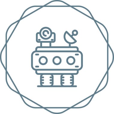 Robot simgesinin vektör illüstrasyonu