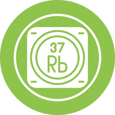 Kimyasal metal işareti ağ basit illüstrasyon