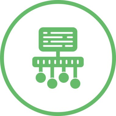ağ web simgesi basit tasarımı