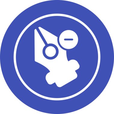 Bir maske simgesinin vektör illüstrasyonu