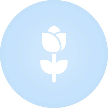 beautiful flower vector line icon