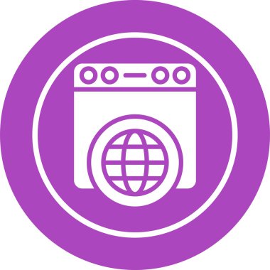 Çamaşır makinesi. Basit tasarım