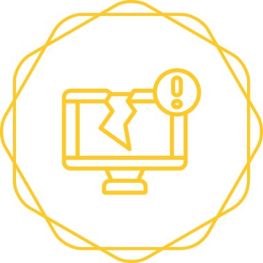 ok satırı biçim vektör resimlemesi ile ekranı izle