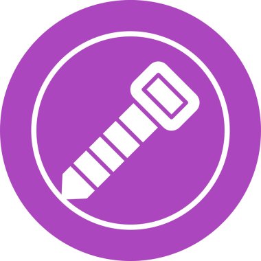 Kablo Yönetimi Klipsleri Web ikon vektör resimlemesi