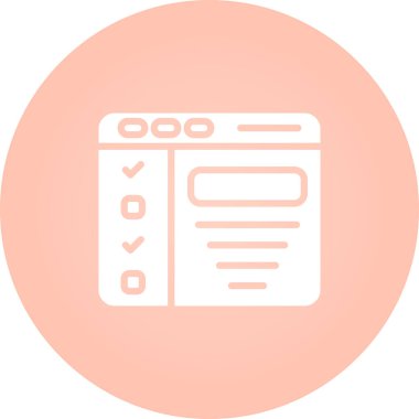 Basit web sayfasının web simgesi