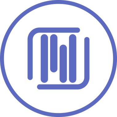 sütun web simgesi basit illüstrasyon