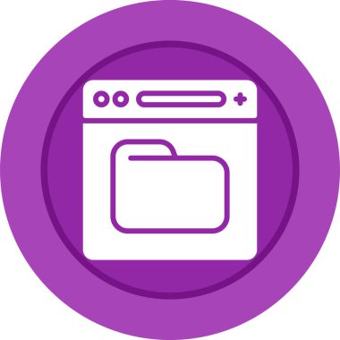 Modern fırın simgesinin vektör çizimi