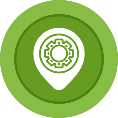 Seo simgesinin vektör illüstrasyonu