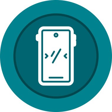 akıllı telefon web simgesi vektör çizimi