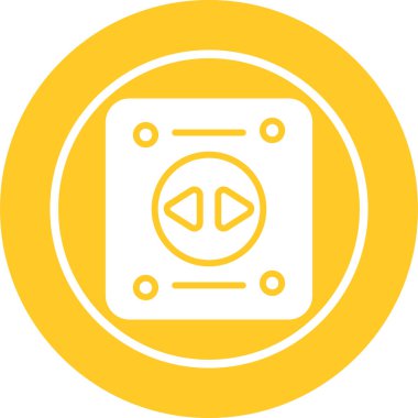 soket ağ simgesi vektör illüstrasyonu