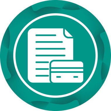 Belge simgesinin vektör illüstrasyonu