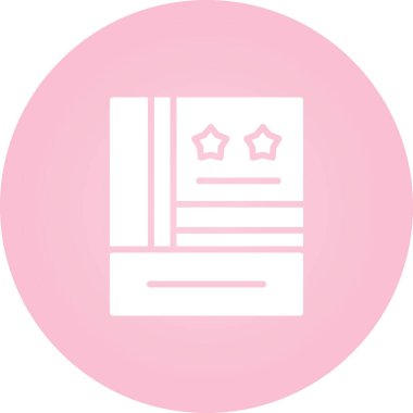 Kitap simgesinin vektör illüstrasyonu