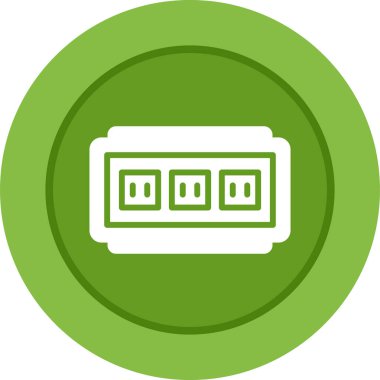 soket ağ simgesi vektör illüstrasyonu