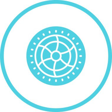 Küresel simge vektör illüstrasyonu