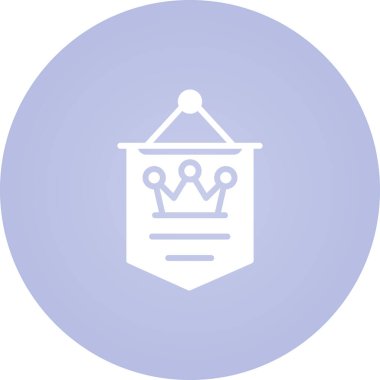 Banner  icon, vector illustration 