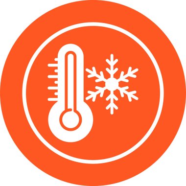 termometre ağ simgesi vektör çizimi