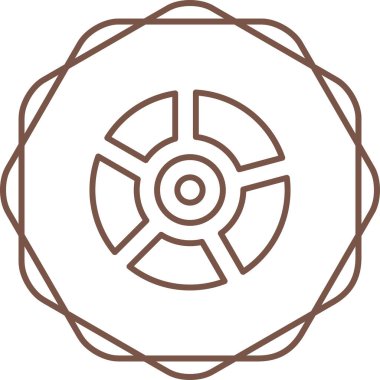 Hayran. Web simgesi basit illüstrasyon