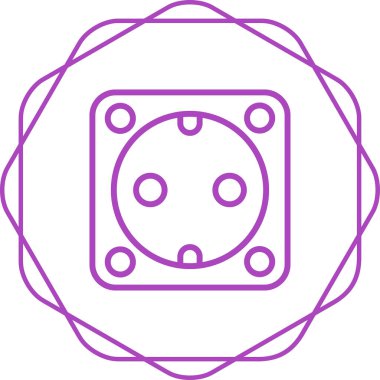 Modern bir simgenin vektör illüstrasyonu