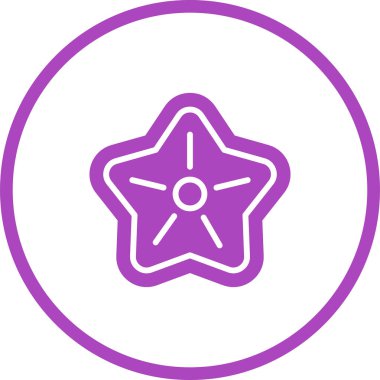 yıldız simgesi vektör illüstrasyonu