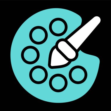 fırça boya palet simgesi