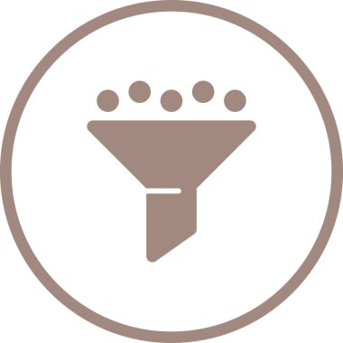 filtre ağ simgesi vektör illüstrasyonu