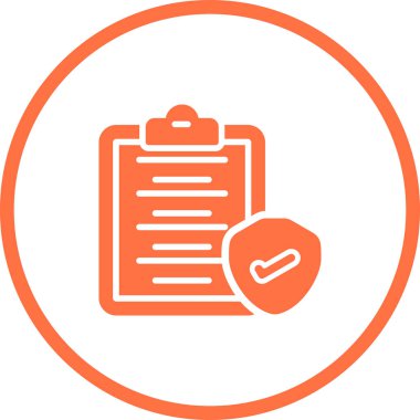 Belge simgesinin vektör illüstrasyonu