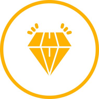 Elmas web simge vektör çizim