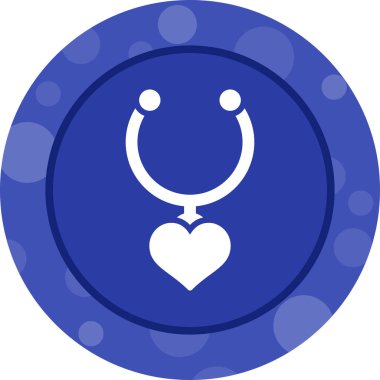 kalp vektör simgesi modern basit tasarım çizimi