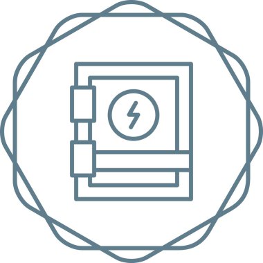 Pil. Web simgesi basit illüstrasyon