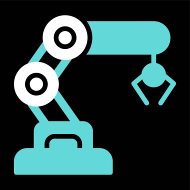 Arkaplanda robot simgesi izole edildi