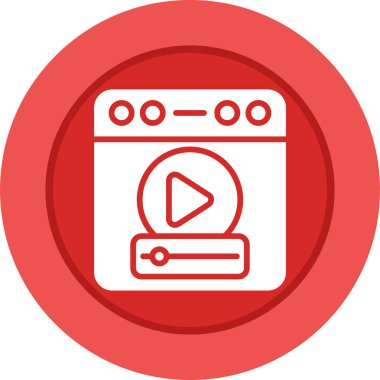 mutfak soba düz simgesi