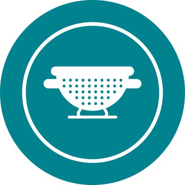 Colander web simgesi vektör illüstrasyonu 