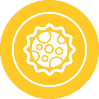 Vektör güneş simgesi illüstrasyonu