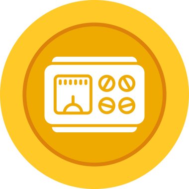 kredi kartları düz simgesi, vektör, illüstrasyon