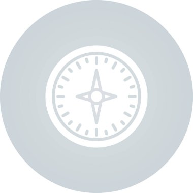 pusula simgesi web basit illüstrasyon
