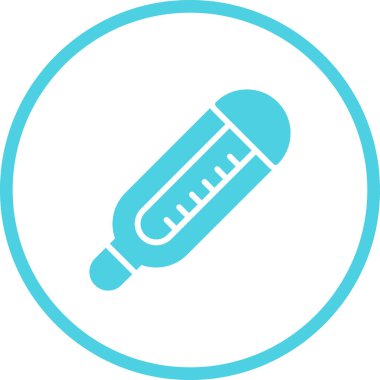 termometre ağ simgesi vektör çizimi