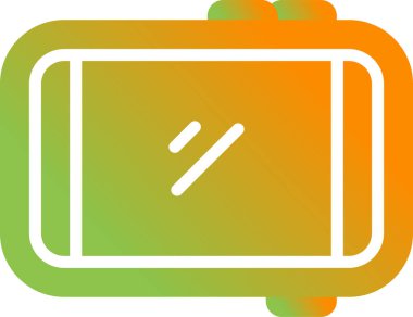 Modern bir simgenin vektör illüstrasyonu