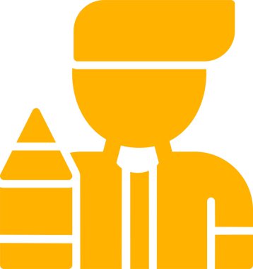 inşaat başlığı vektör simgesi