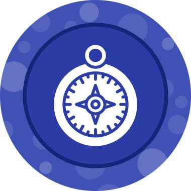pusula simgesi web basit illüstrasyon