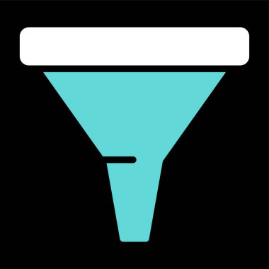 Web simgesi vektör illüstrasyonu filtreleniyor